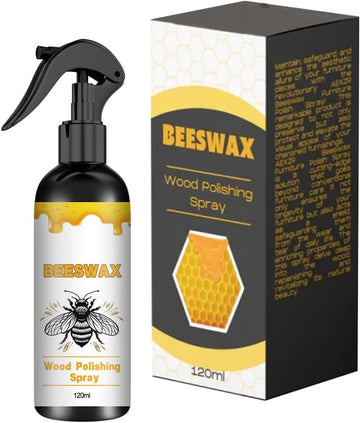 Beeswax Spray Furniture Polish and Cleansing, Natural Beeswax Spray for Wood Furniture Floors - Original Beeswax Spray Cleansing for Living Rooms and Kitchens