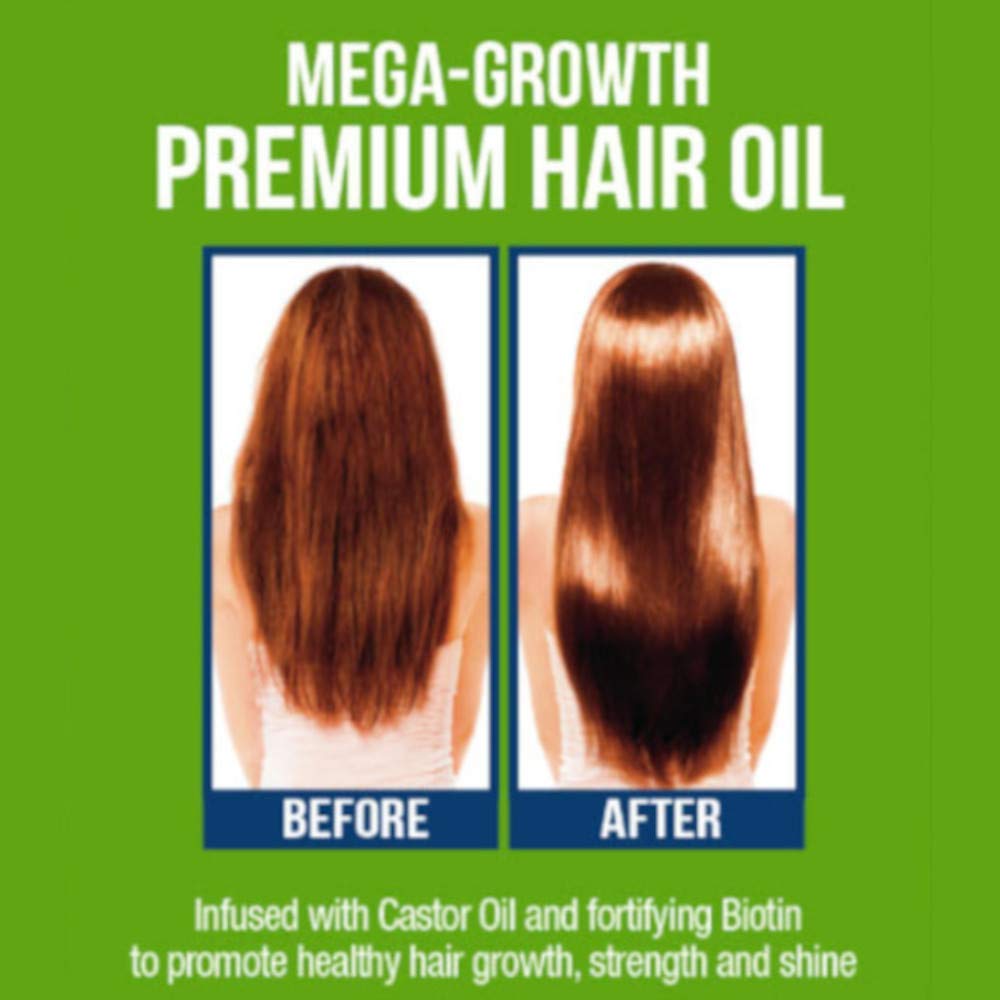 Difeel Premium Castor Plus Biotin - Mega-Growth Premium Hair Oil 2.5 oz. : Beauty & Personal Care