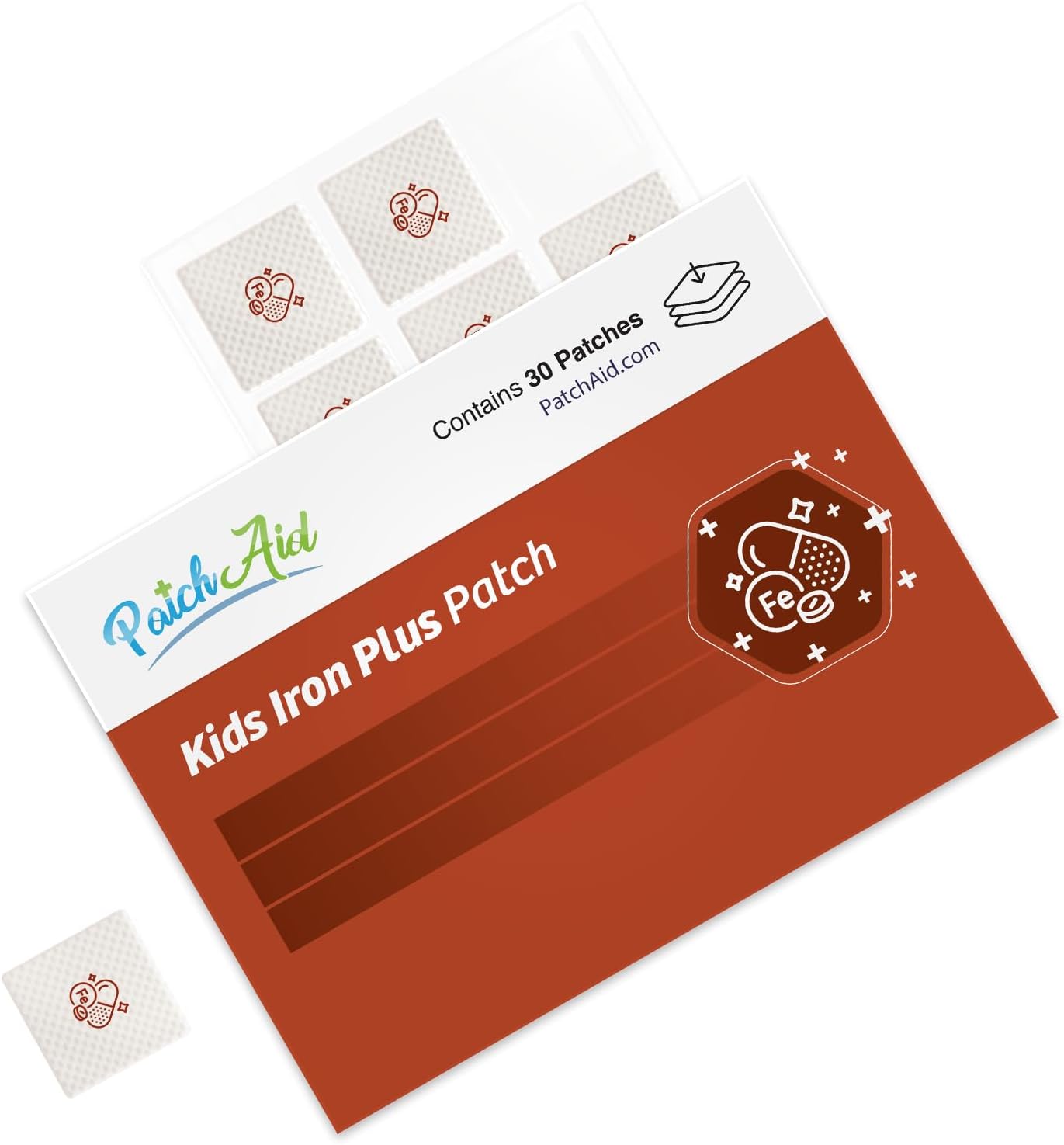 Patchaid Kids Iron Plus Topical Patch 30-Day Supply