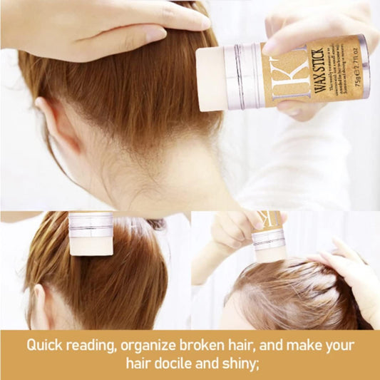 Hair Wax Stick, Wax Stick For Hair, Slick Stick For Hair Non-Greasy Styling Hair Pomade Stick, Strong Hold Makes Hair Look Neat And Tidy (03)