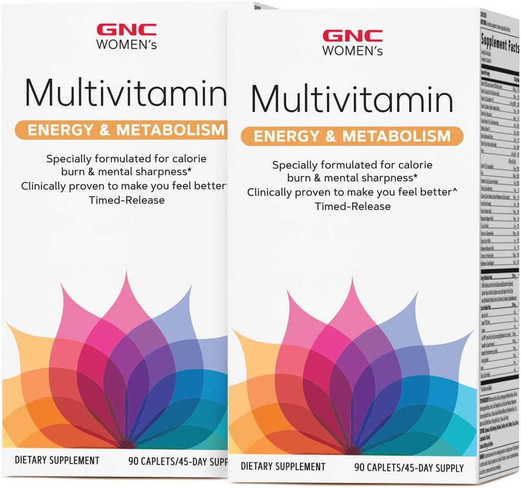 Gnc Women'S Multivitamin Energy & Metabolism - Twin Pack