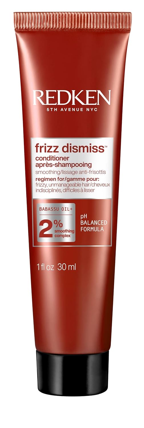 Redken Frizz Dismiss Conditioner | Anti Frizz Conditioner with Humidity Protection | Nourishes, Smooths, and Adds Shine | Weightless Long-Lasting Frizz Control | For Frizzy Hair | Sulfate Free