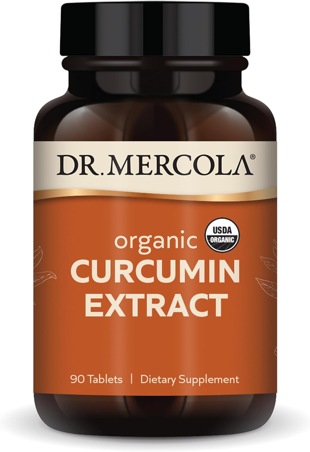 Dr. Mercola Organic Curcumin Extract, 30 Servings (30 Tablets), Dietary Supplement, Supports a Healthy Inflammatory Response, Non-GMO, Certified USDA Organic