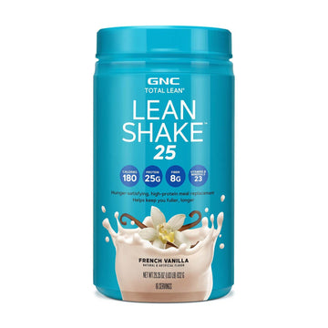 Gnc Total Lean | Lean Shake 25 Protein Powder | High-Protein Meal Replacement Shake | French Vanilla | 16 Servings