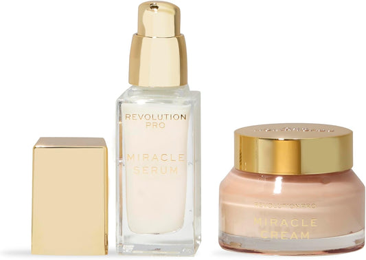 Revolution Pro Ultimate Miracle Skincare Gift Set, Hydrating Kit, Includes Pro Miracle Face Cream & Serum, Vegan & Cruelty-Free