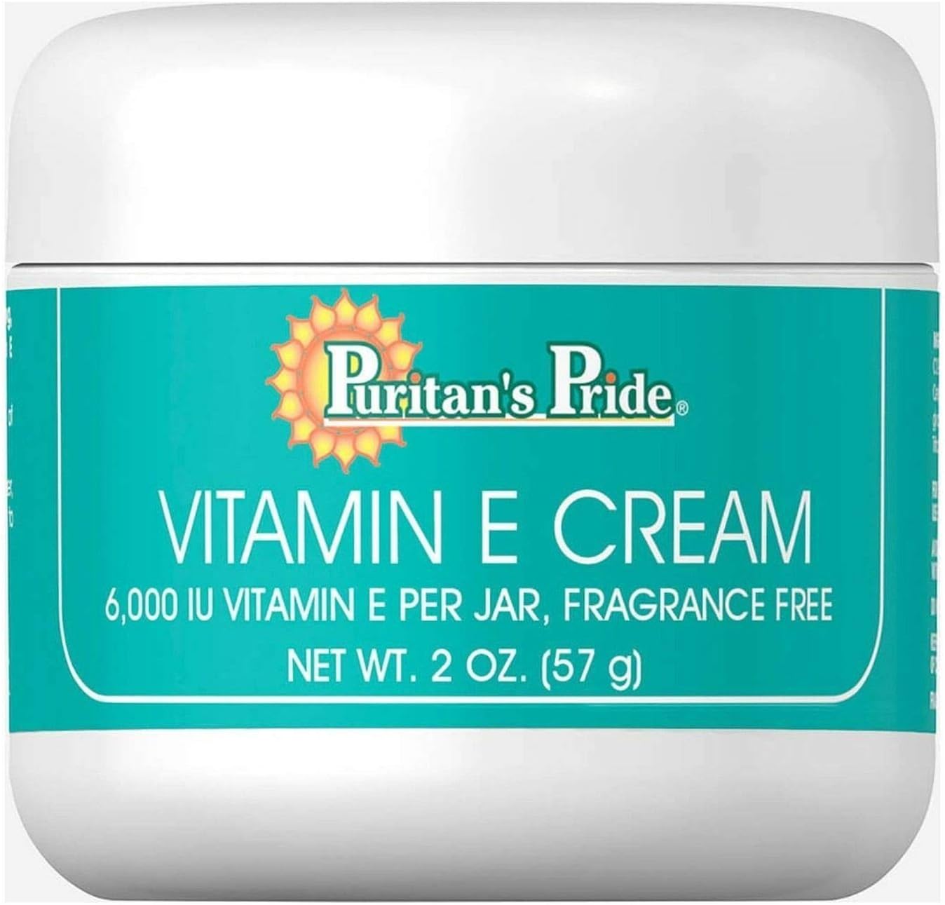 Puritan's Pride Vitamin E Cream 6000 IU 2 Moisture Dry Skin Fragrance Free