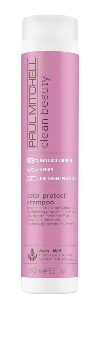 Paul Mitchell Clean Beauty Color Protect Shampoo, Gently Cleanses, Protects Hair Color, For Color-Treated Hair