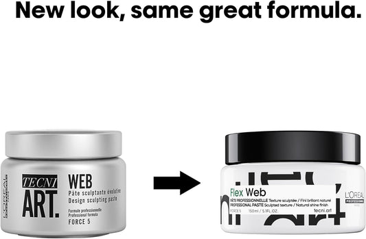 L'Oreal L'Oréal Professionnel, Tecni.Art, Design Scultping Paste, Provides Extra Strong Hold, 150Ml