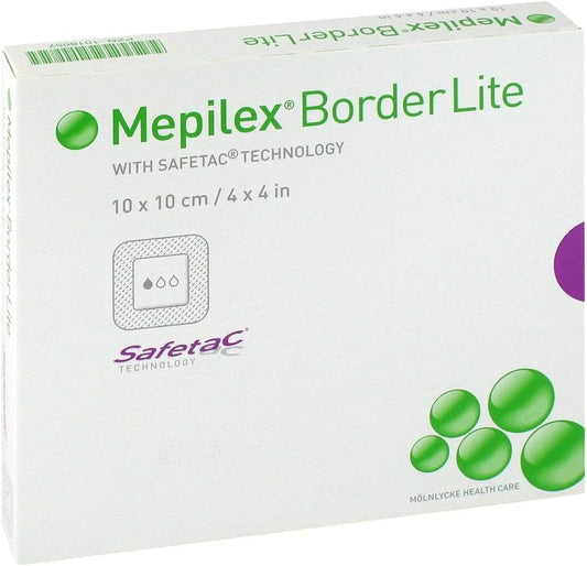 Mepilex Border Lite Dressing 10 Cm X 10 Cm Sterile | 5 Dressings