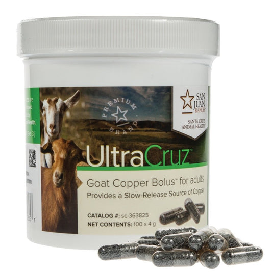 Ultracruz - Sc-363825 Goat Copper Bolus Supplement For Adult Goats, 100 Count X 4 Grams