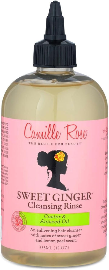 Camille Rose Sweet Ginger Hair Cleansing Rinse Shampoo For All Hair Types, Castor And Aniseed Oil, 355 Ml (Pack Of 1)