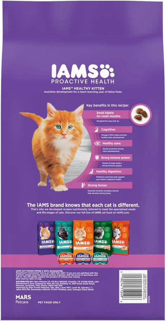 IAMS Proactive Health Healthy Kitten Dry Cat Food with Chicken, 3.5 lb. Bag