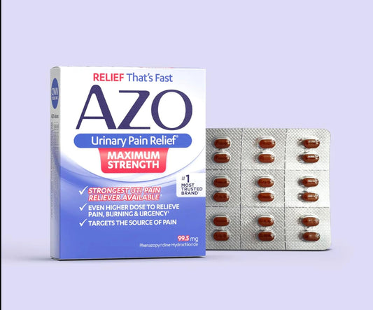 Azo Standard Max Strength 12 Tablets