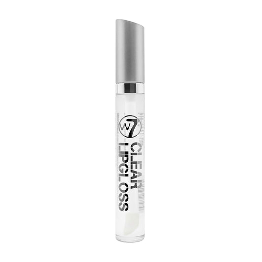 W7 Lip Gloss Wand - Soft Clear Liquid Gloss - Non-Sticky, High-Shine Finish - 2 Pack