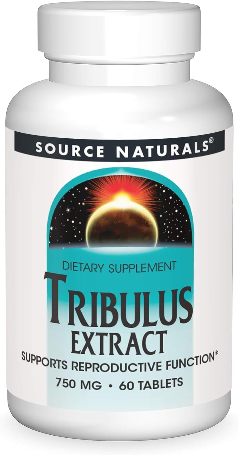 SOURCE NATURALS Tribulus Extract 750 Mg Tablet, 60 Count