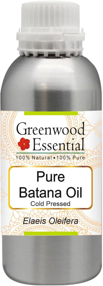 Greenwood Essential Pure Batana Oil (Elaeis Oleifera) Cold Pressed 1250Ml (42 Oz)