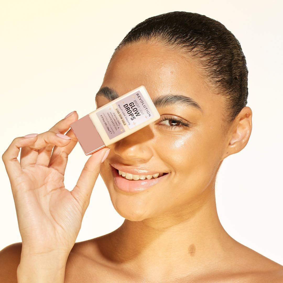 Makeup Revolution, Bright Light Bronzing Drops with Hyaluronic Acid, Sun-Kissed Finish, Bronze Scorched, 23ml : Amazon.co.uk: Beauty