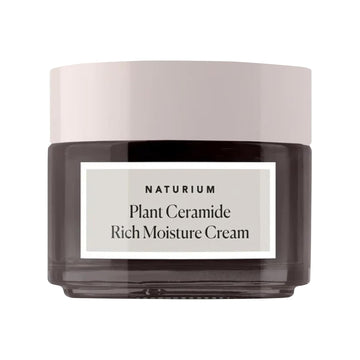 Naturium Plant Ceramide Rich Moisture Cream Jumbo, Hydrating & Anti-Aging Skincare, 3.5 Oz