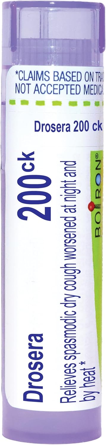 Boiron Drosera Rotundifolia 6C Homeopathic Medicine For Coughing - 80 Pellets