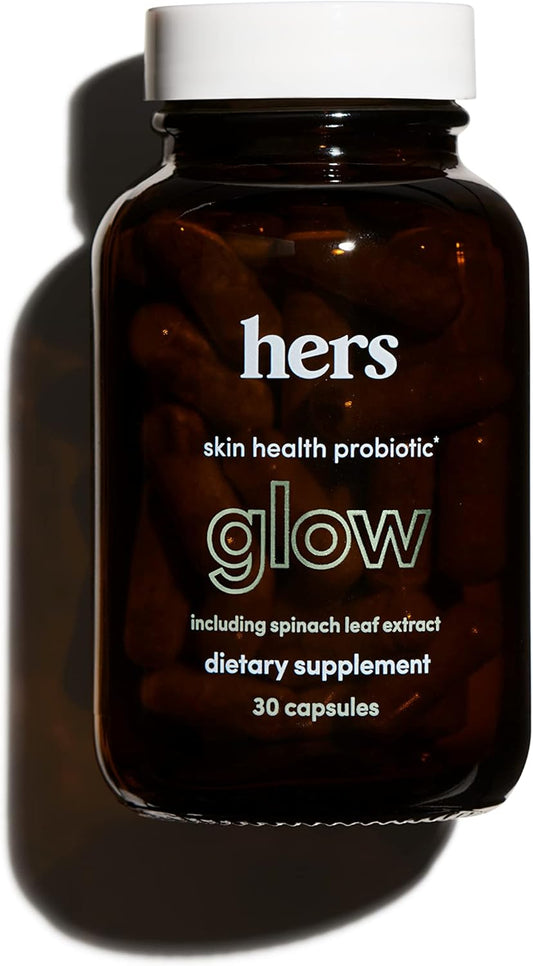 Hers Glow Supplement - Women'S Probiotic Supplement For Skin - Supports Clear, Radiant Skin - Gluten Free, Non-Gmo, Vegetarian - 30 Capsules