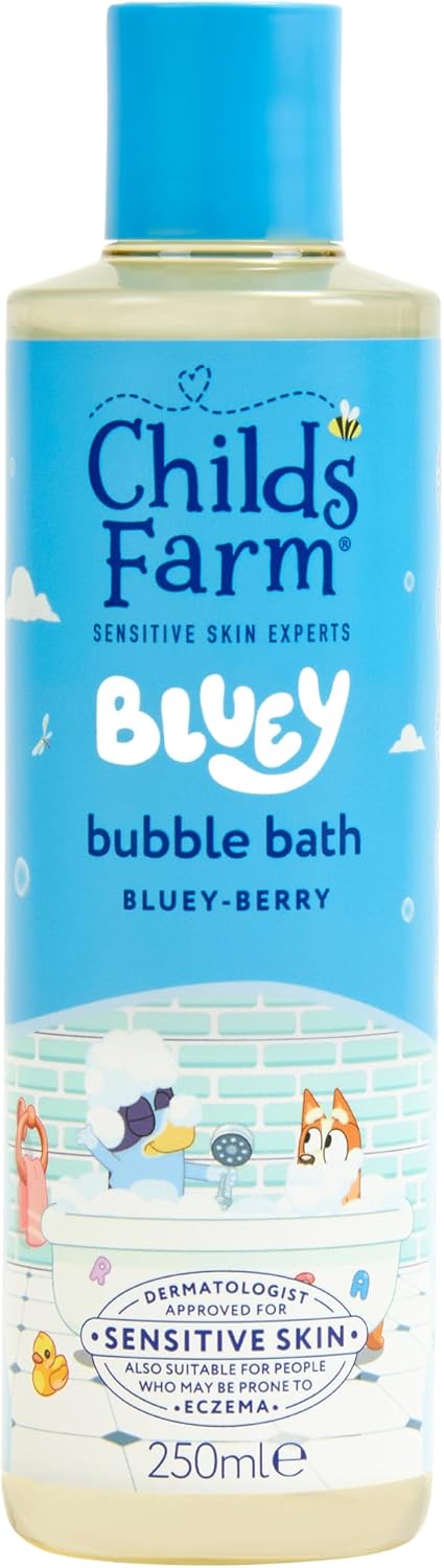 Childs Farm Kids Bubble Bath, Raspberry | Gently Cleanses & Soothes | Suitable For Dry, Sensitive Skin, 250Ml