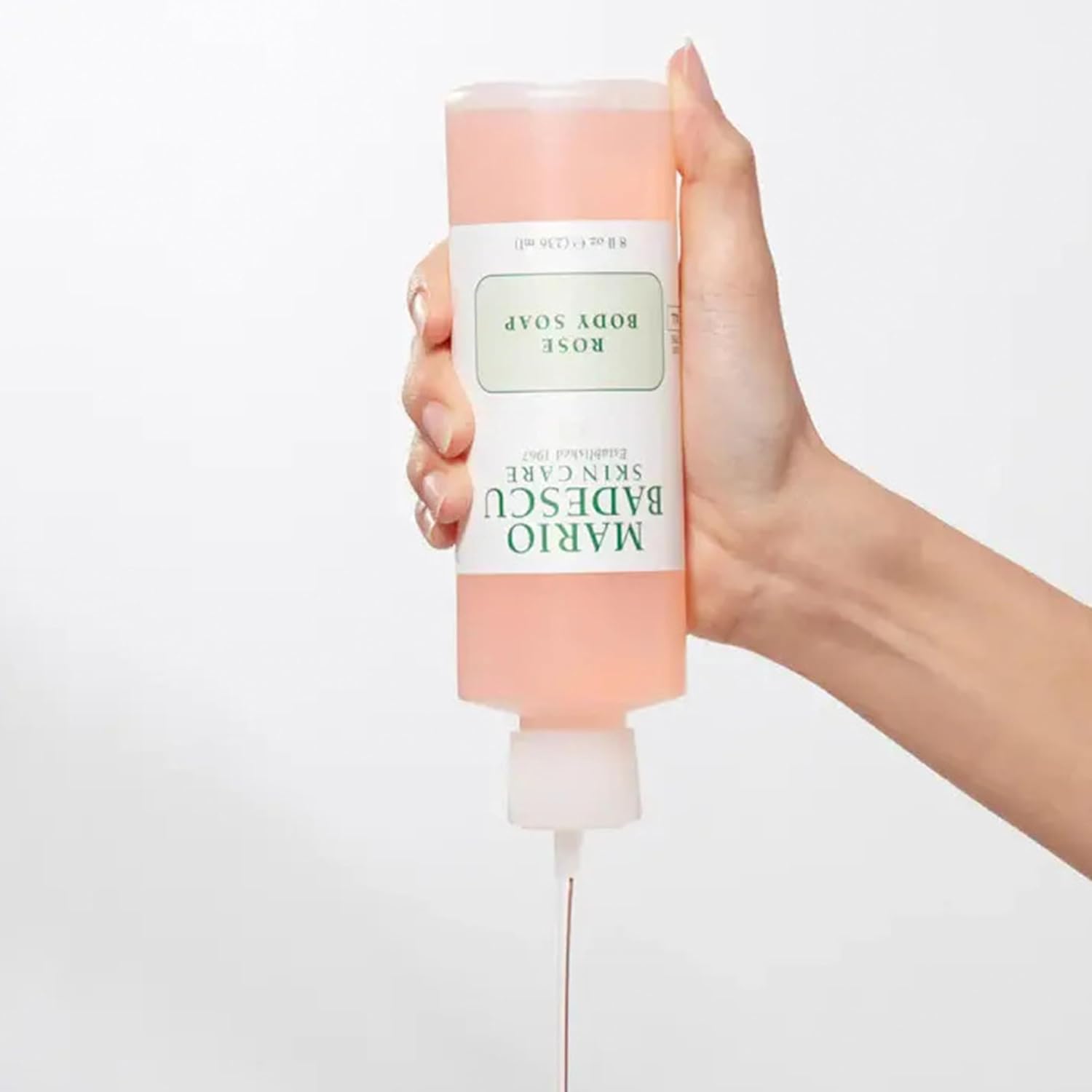 Mario Badescu Rose Body Soap | For A Pampered, Refreshed, And Hydrated Skin | Scented With The Sweetest Hint Of Floral | Shower Gel For Daily Use | 8 Fl. Oz. : Beauty & Personal Care