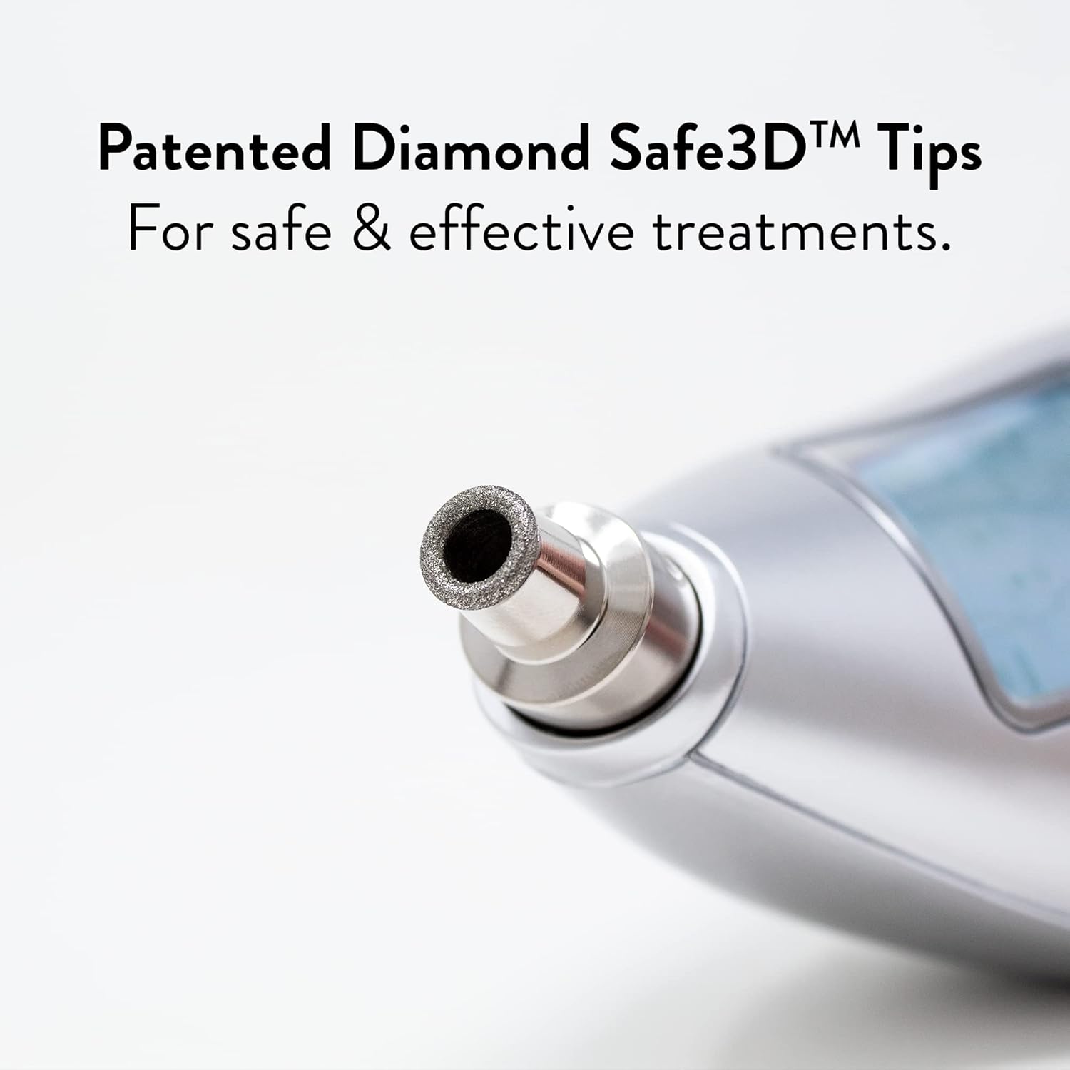 Microderm Glo Premium Diamond Microdermabrasion Tips - Medical Grade Stainless Steel Accessories, Patented Safe3D Technology, Safe For All Skin Types. (Fine/Precision) : Beauty & Personal Care