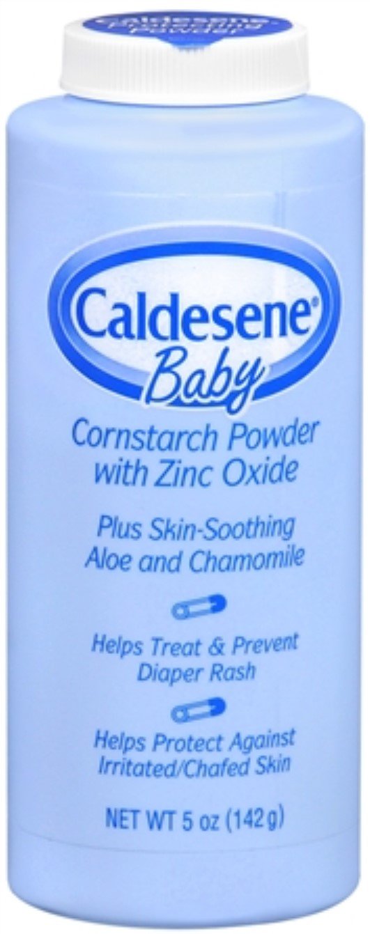 Caldesene Baby Cornstarch Powder With Zinc Oxide 5 oz (Pack of 7) : Baby