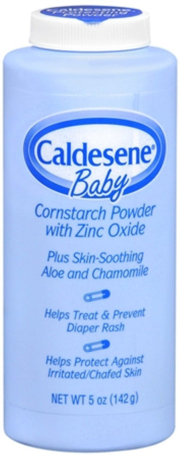 Caldesene Baby Cornstarch Powder With Zinc Oxide 5 oz (Pack of 7) : Baby