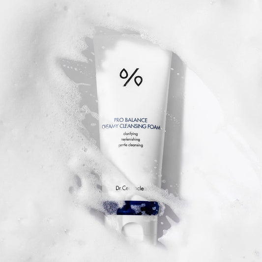 Dr.Ceuracle Pro Balance Creamy Deep Cleansing Foam - Korean Daily Hydrating Facial Wash, Oil & Moisture Balance Cleanser (150 Ml / 5.07 Fl. Oz.)