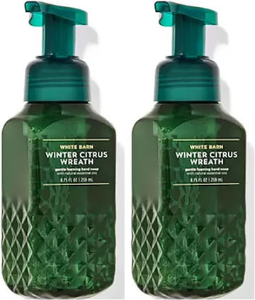 Bath & Body Works Bath And Body Works Winter Citrus Wreath Soft Sparkling Hand Soap, 2 X 8.75 Oz (Winter Wreath), 17.5 Oz Liquid