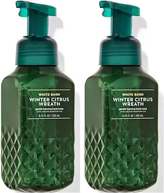 Bath & Body Works Bath And Body Works Winter Citrus Wreath Soft Sparkling Hand Soap, 2 X 8.75 Oz (Winter Wreath), 17.5 Oz Liquid