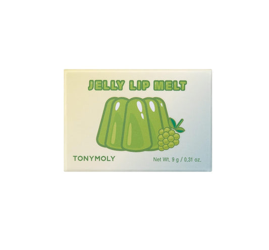 Tonymoly Jelly Lip Melt, Valentine Gifts, Moisturizing, Hydrating & Nourishing Lip Balm Treatment, Green Grape, 0.31 Oz