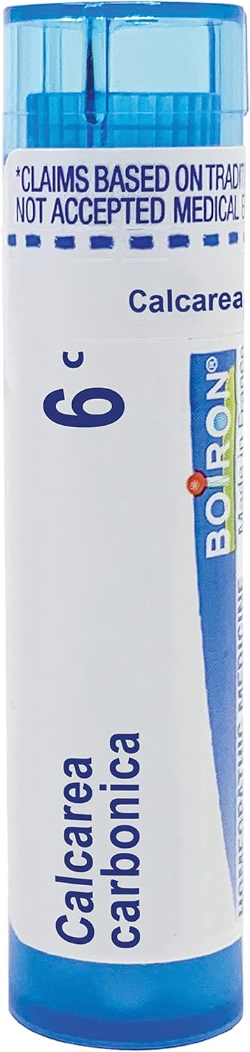 Boiron Calcarea Carbonica 6C, 80 Pellets, Homeopathic Medicine For Cradle Cap