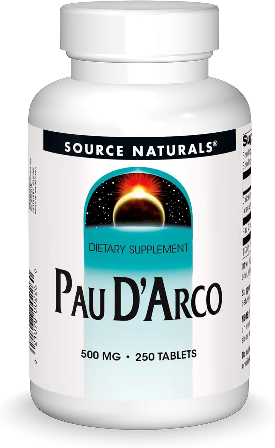 Source Naturals Pau D'Arco Dietary Supplement - 250 Tablets