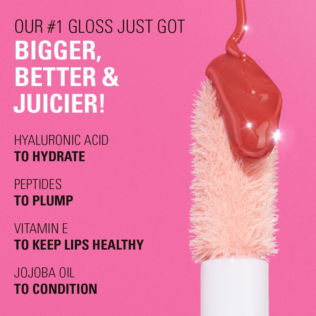 Makeup Revolution Pout Bomb Plumping Gloss, High Shine, Rich Pigment, Soft Tingle Effect, Sauce : Amazon.co.uk: Beauty