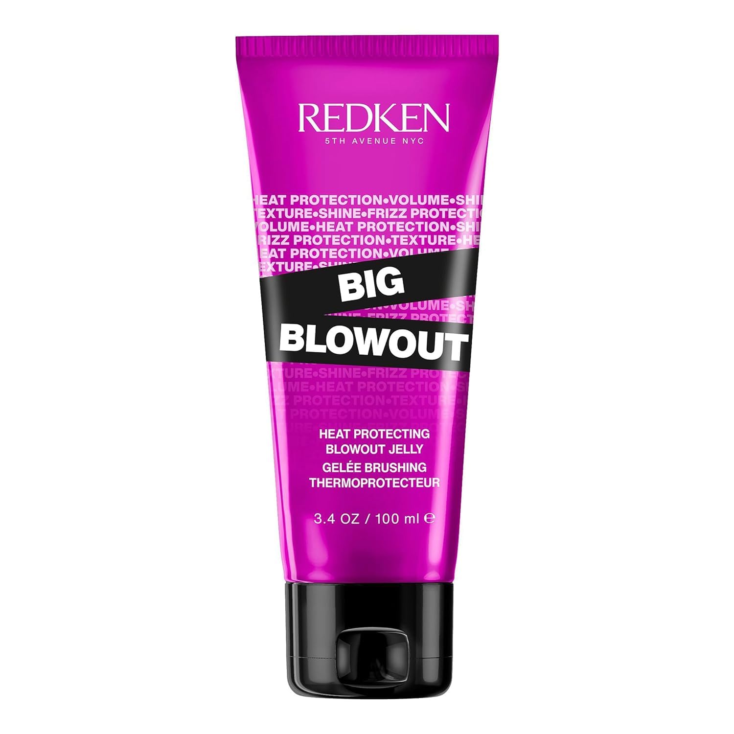 Redken Big Blowout Heat Protection Jelly Serum | Offers Shine And Texture | Frizz Control | Volume For Fine Hair | Blowdry Gel | For All Hair Types