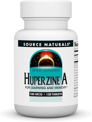 Source Naturals Huperzine A, For Learning And Memory*, 100Mcg - 120 Tablets