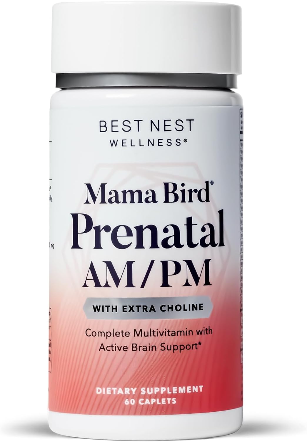 Best Nest Wellness Mama Bird Am/Pm Prenatal Vitamins For Women: Methylated Multivitamin With Choline B12 & Methylfolate (Folic Acid), Pregnancy Vitamins For Women, W/Herbal Blend, 2X Daily, 60 Ct