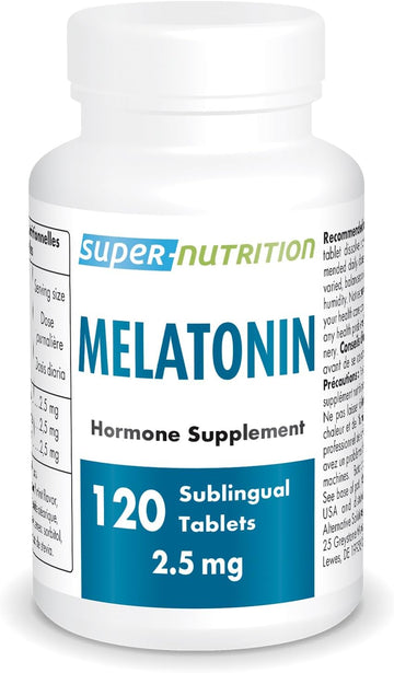 Supersmart - Melatonin 2.5Mg (Ultra Fast Acting) - Natural Melatonin Fast Dissolve Supplement | Natural Mint Flavor | Non-Gmo - Sugar & Gluten Free - 60 Sublingual Tablets