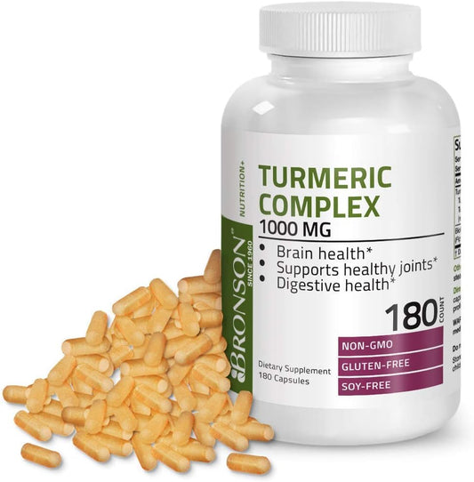 Turmeric Curcumin With Bioperine High Potency Joint Support + Milk Thistle 1000Mg Silymarin Marianum & Dandelion Root