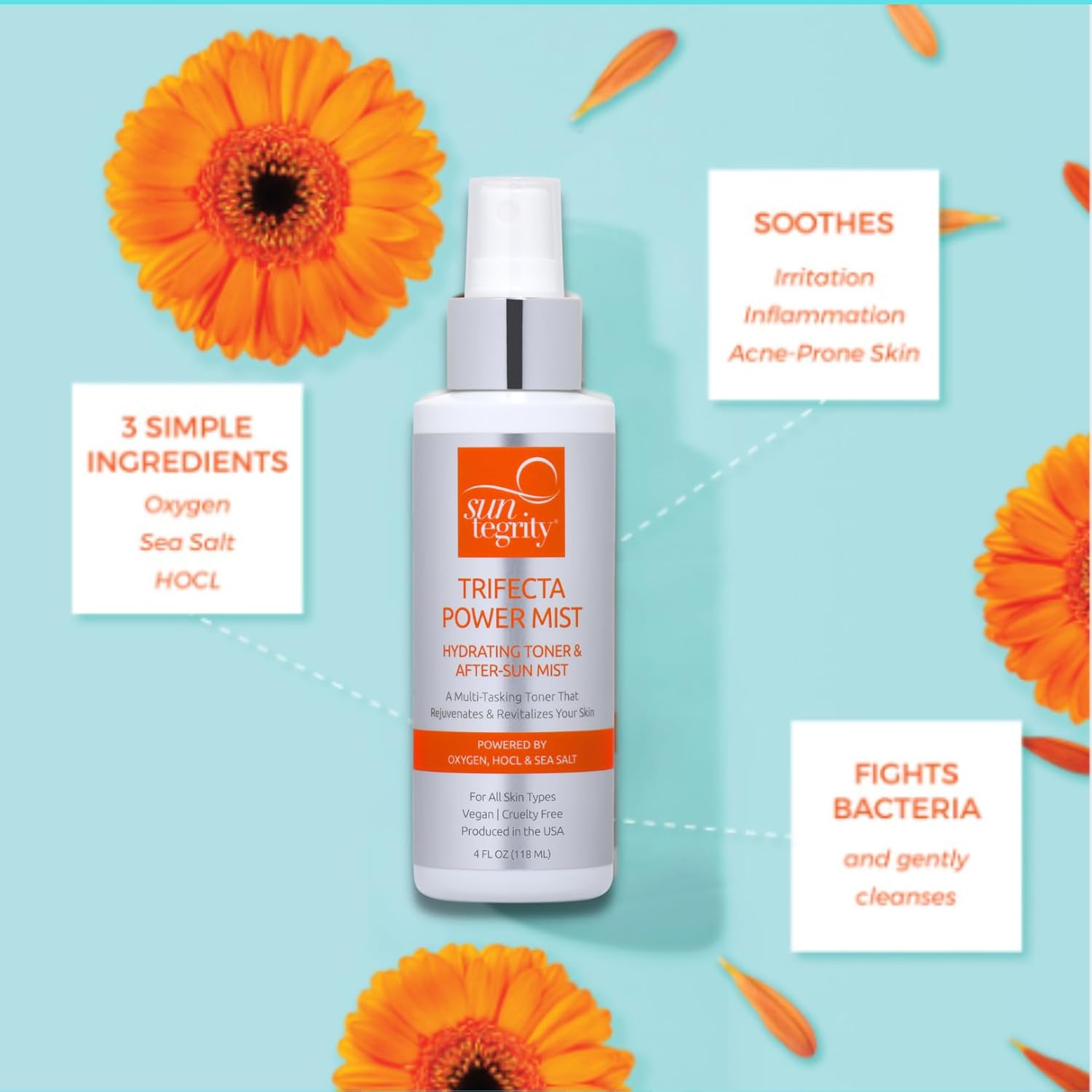 Suntegrity Trifecta Power Mist (2Oz) : Beauty & Personal Care