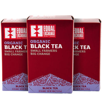 Equal Exchange Organic Black Tea, 20-Count (Pack Of 3)