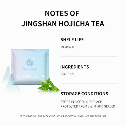 Jingshan Honjicha Tea|Nondecay Tea Sampler With 7 Pyramid Tea Infuser Bags For Cold Brew & Hot Brew, Birthday, Hostess And Co-Worker Fall Gifts