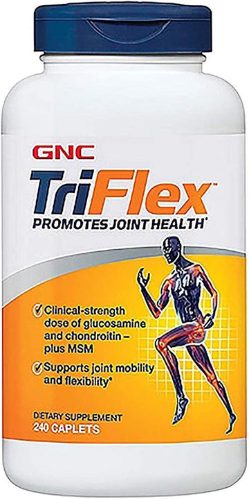 Gnc Triflex Joint Support Caplets, Clinical Strength, Glucosamine, Chondroitin, Msm, Mobility, Comfort, Flexibility, Cartilage Health, For Men & Women’S, Hsa Fsa Eligible,120 Count, 40 Day Supply