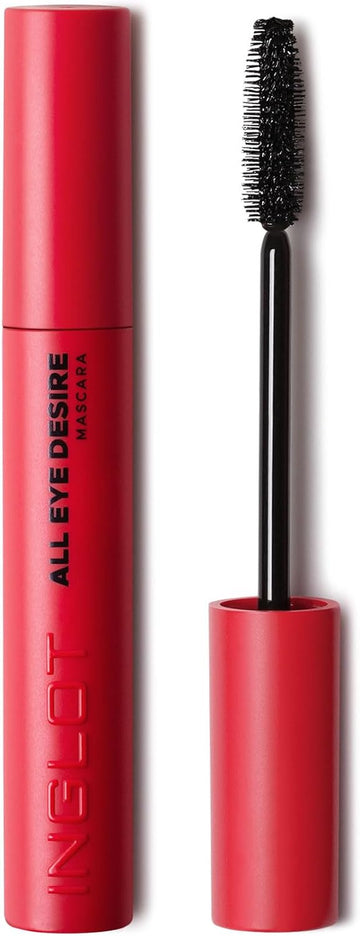Inglot All Eye Desire Mascara - Intense Black, Increased Volume And Precise Separation Of Lashes | Long-Lasting Formula Without Smudging | Ideal For Daily Makeup Application | 8,5 Ml |