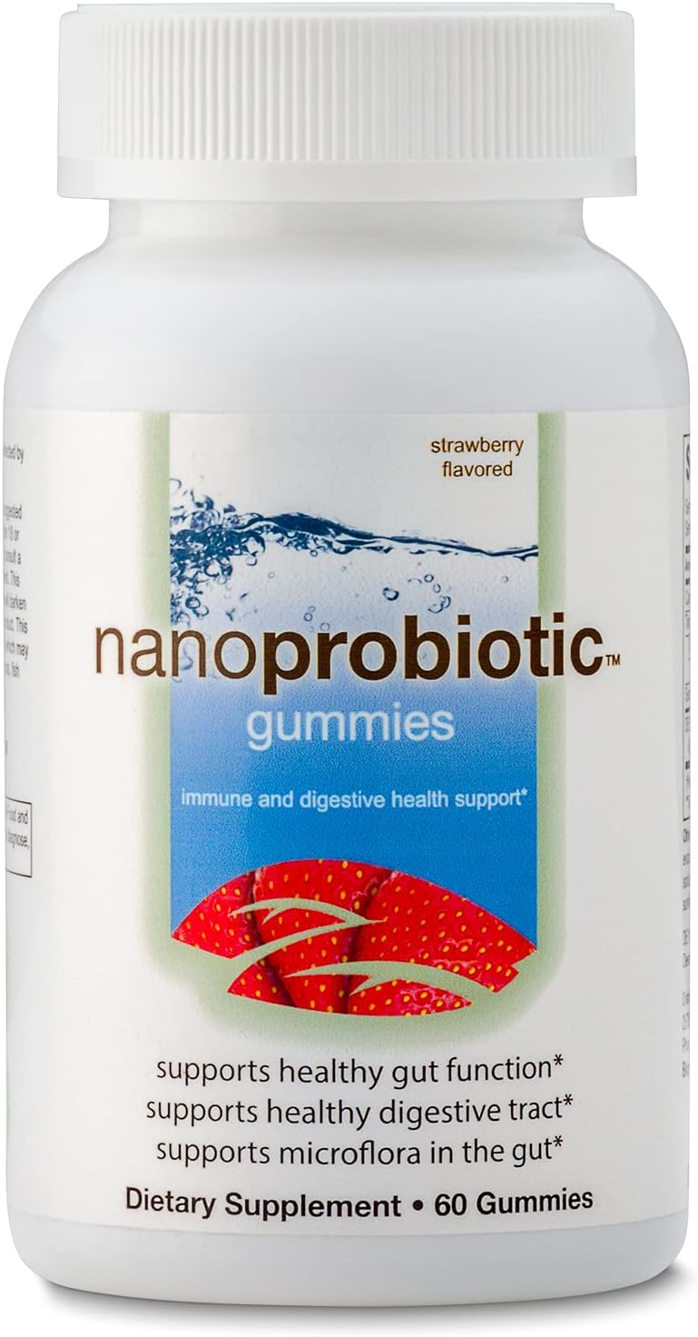 Biopharma Scientific Nanoprobiotic Gummies | 30 Servings | Probiotic Bacillus Subtilis | 5 Billion Cfu
