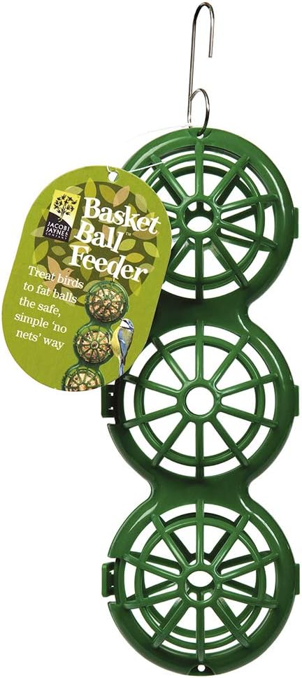 Jacobi Jayne BB-1 BasketBall Hanging Bird, Suet Ball Feeder, Green, 270.0 mm*65.0 mm*85.0 mm?BB-1