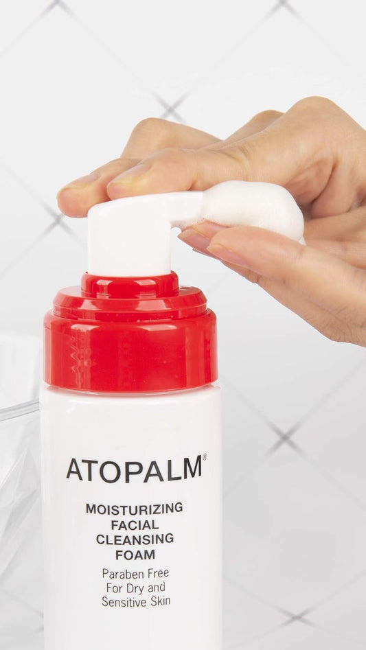 Atopalm Moisturizing Facial Cleansing Foam, Paraben Free For Dry & Sensitive Skin Face Wash, Hyaluronic Acid, Skin Ph Balance 5.5, K-Beauty, 5.0 Fl Oz, 150Ml