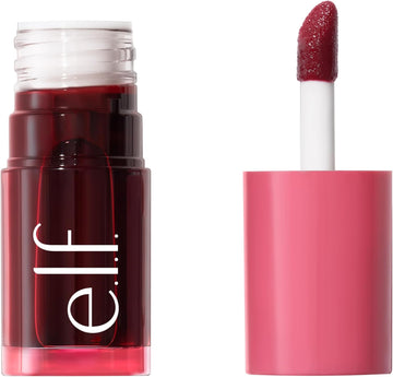 E.L.F. Sheer For It Blush Tint, Multi-Use, Long-Lasting Lip & Cheek Make-Up, Creates A Natural Flush Finish, Vegan & Cruelty-Free, Pink Positive